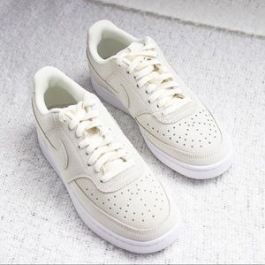 Nike WOMENS Nike Court Vision Low Coconut Milk/WHI